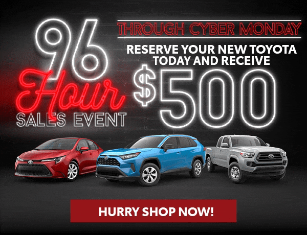 96 Hour sales event