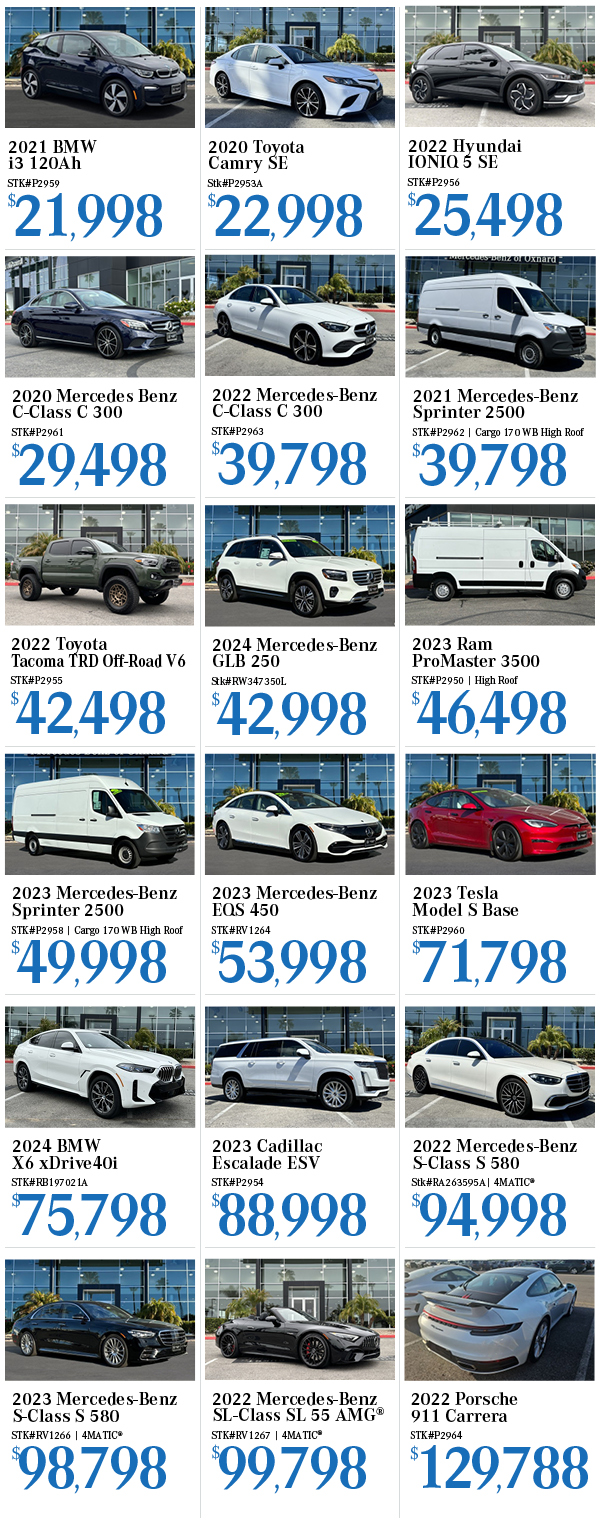 PRE-OWNED CARS
