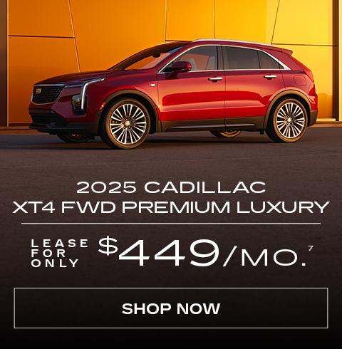 2025 Cadillac XT4 FWD Premium Luxury Lease for only $449/month⁷