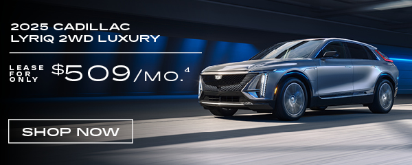 2025 Cadillac Lyriq 2WD Luxury Lease for only $509/month⁴