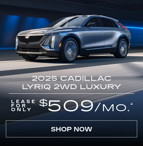 2025 Cadillac Lyriq 2WD Luxury Lease for only $509/month⁴