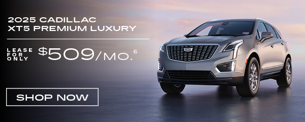 2025 Cadillac XT5 Premium Luxury Lease for only $509/month⁵