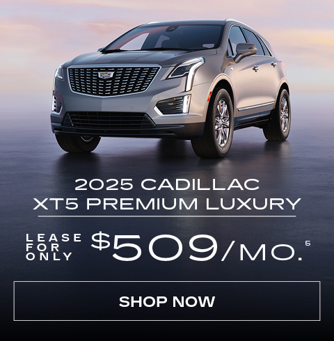 2025 Cadillac XT5 Premium Luxury Lease for only $509/month⁵