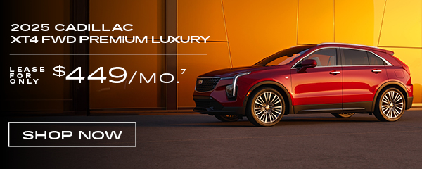 2025 Cadillac XT4 FWD Premium Luxury Lease for only $449/month⁷