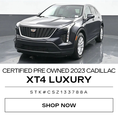 Certified Pre Owned 2023 CADILLAC XT4 Luxury STK # CSZ133788A