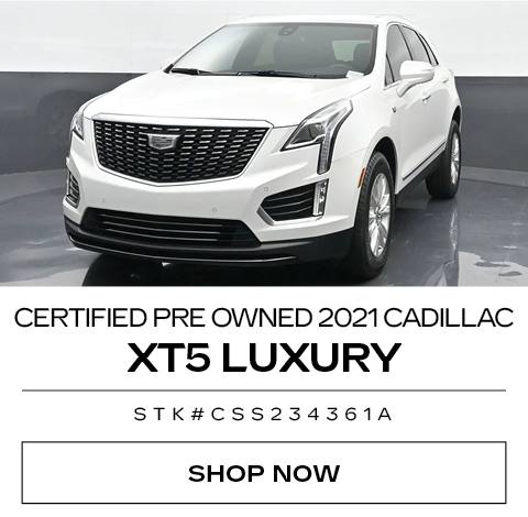 Certified Pre Owned 2021 CADILLAC XT5 Luxury STK # CSS234361A