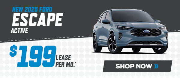 NEW 2025 FORD ESCAPE ACTIVE LEASE FOR $199 PER MO.*