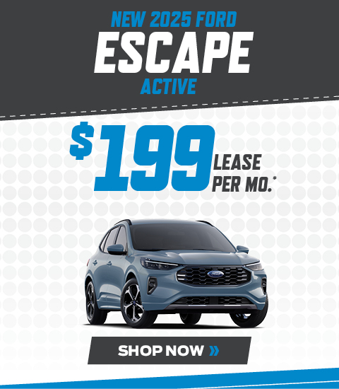 NEW 2025 FORD ESCAPE ACTIVE LEASE FOR $199 PER MO.*